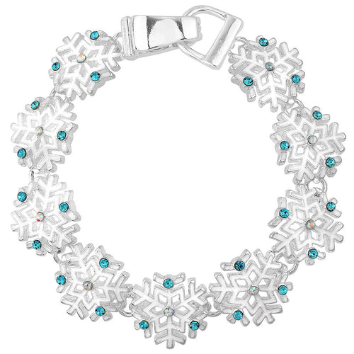 Snowflake Magnetic Closured Bracelet