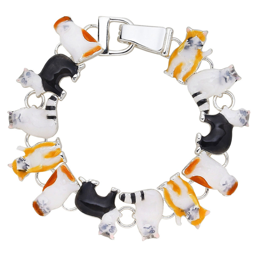 Cat Magnetic Closured Bracelet