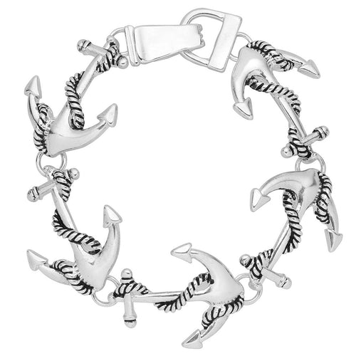Anchor Magnetic Closured Bracelet