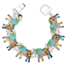 Load image into Gallery viewer, Elephant Magnetic Closured Bracelet