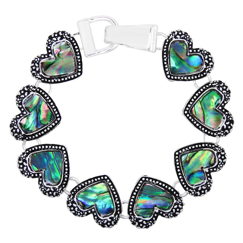 Heart Magnetic Closured Bracelet