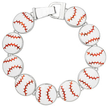 Load image into Gallery viewer, Baseball Magnetic Closured Bracelet
