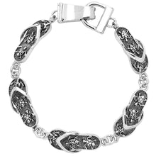 Load image into Gallery viewer, Sea Turtle &amp; Slipper Magnetic Closured Bracelet
