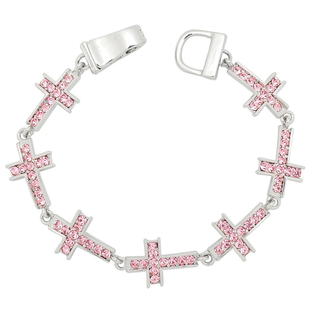 Cross Magnetic Closured Bracelet