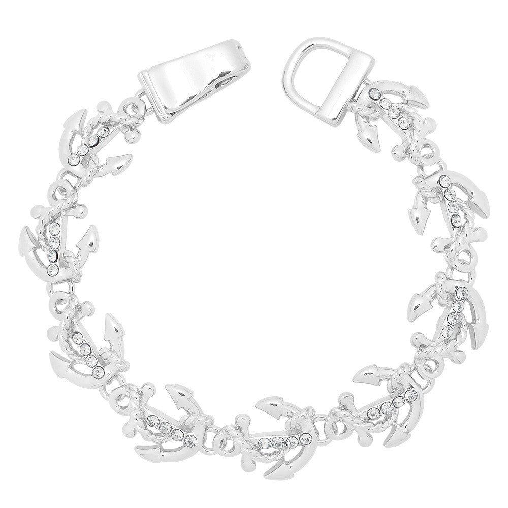 Anchor Magnetic Closured Bracelet