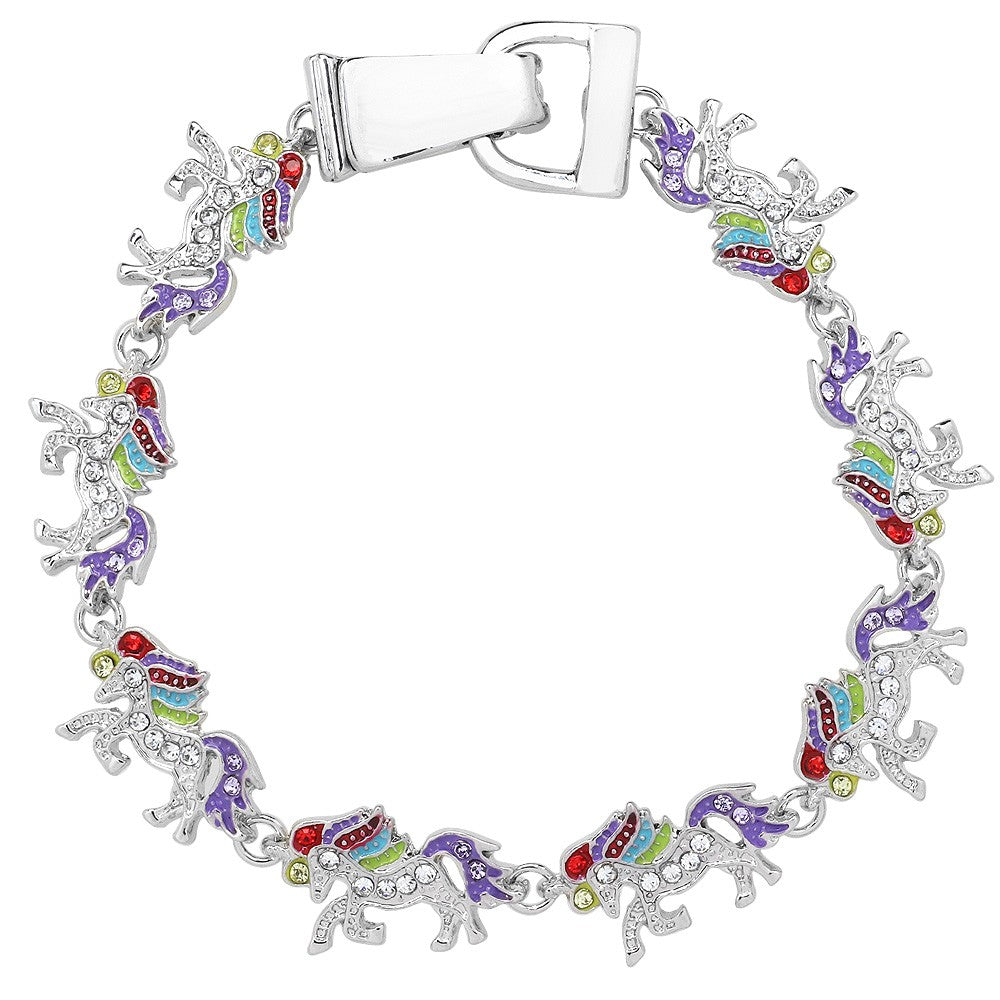 Unicorn Magnetic Closured Bracelet