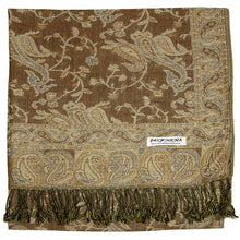 Load image into Gallery viewer, Women&#39;s Paisley Pashmina Scarf - Beige