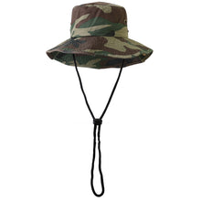 Load image into Gallery viewer, Wide Brim Boonie Hat - Green Camouflage