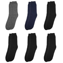 Load image into Gallery viewer, 6-Pack Men&#39;s Winter Thermal Socks